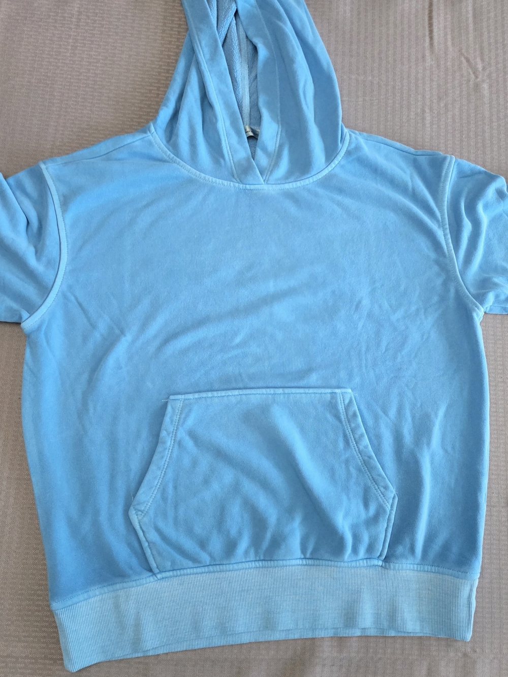 Zenana Soft Fleece Pigment Dyed Kangaroo Pocket Hoodie-Size Small - Picture 5 of 10